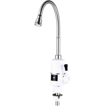 Електричний проточний водонагрівач Rix ELW 041F (рефлекторний гусак) на мийку 3 кВт