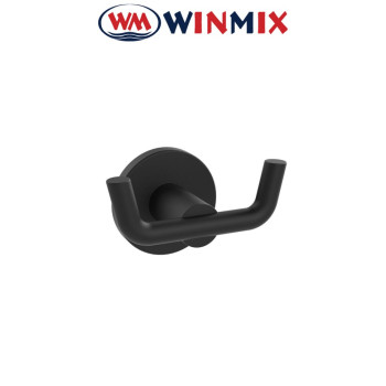 Крючок двойной Winmix Delux M1305-2A Black Крючок двойной Winmix Delux M1305-2A Black