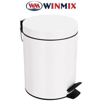 Відро для сміття білого кольору Winmix Plain MB0116 White (16 л)