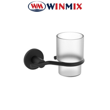 Стакан одинарный настенный Winmix Delux M1306A Black