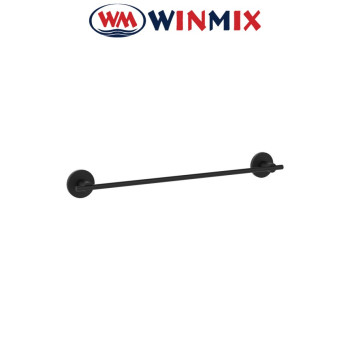 Полотенцедержатель одинарный Winmix Delux M1301A Black (465 мм) Полотенцедержатель одинарный Winmix Delux M1301A Black (465 мм)