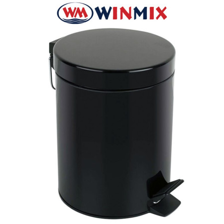 Відро для сміття чорне Winmix Plain MB0140 Black (40 л)