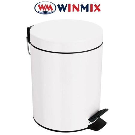Відро для сміття біле Winmix Plain MB0112 White (12 л)