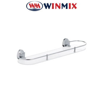 Скляна полиця з відкидним обмежувачем Winmix LR3307-1