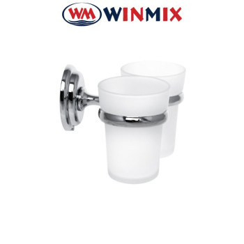 Держатель для щеток с 2 стаканами настенный Winmix LR1508 Держатель для щеток с 2 стаканами настенный Winmix LR1508