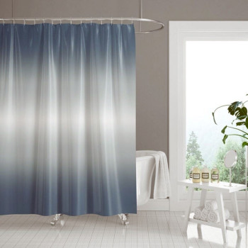 Штора для ванної з поліестеру Winmix SCT-006-180x200 (Синьо-білий) Штора для ванної з поліестеру Winmix SCT-006-180x200 (Синьо-білий)