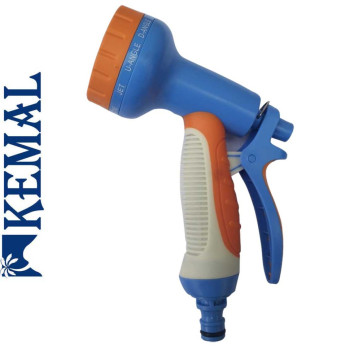 Поливальний пістолет 10 режимів, пластик прогумований Kemal LUX P5010, Туреччина