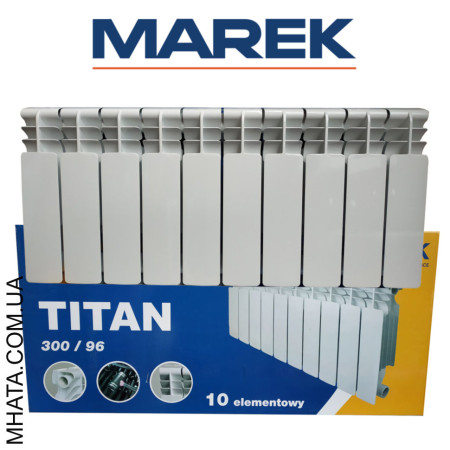 Радіатор біметалічний Marek Titan 300*96 Польща