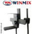 Душова колона Winmix KUB-009-J BLACK із змішувачем з нерж. сталі SUS304