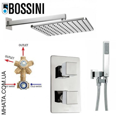 Душова система вбудована Bossini M 71201 COSMO SQUARO, ІТАЛІЯ