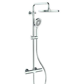 Душова колона з термостатичним змішувачем KB-55013-01 (Колір хром, лійка 26*26), Чехія