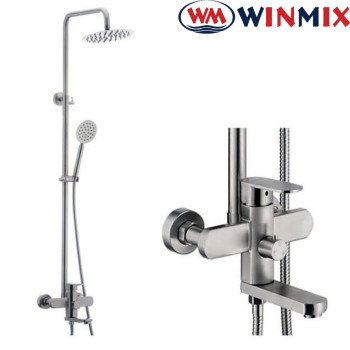 Душова колона з змішувачем Winmix AVA-009-J з нерж. сталі SUS304