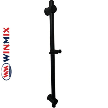 Душова стійка чорна з нержавіючої сталі Winmix BAR-SUS-003 BLACK, без шлангу та лійки