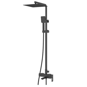 Душова колона із змішувачем KB-56009-05 Black (Колір чорний, лійка 30*30), Чехія