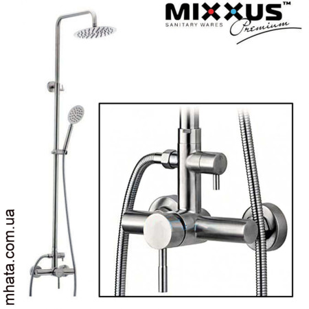 MIXXUS SUS-003-J Душова колона із змішувачем із нерж. сталі SUS304