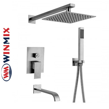 Душова система WINMIX KUB 009 inner (вбудовувана) з нержавіючої сталі SUS304