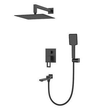Вбудована душова система із змішувачем KB-66009-05 Black (Колір чорний), Чехія