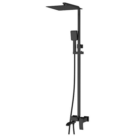 Душова колона із змішувачем KB-56007-05 Black (Колір чорний, лійка 30*30), Чехія