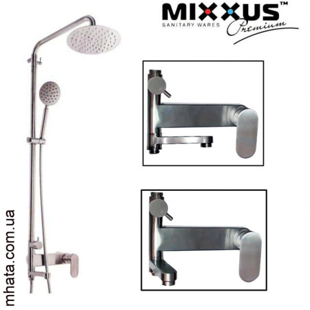 MIXXUS RIO-009-J Душова колона із змішувачем із нерж. сталі SUS304