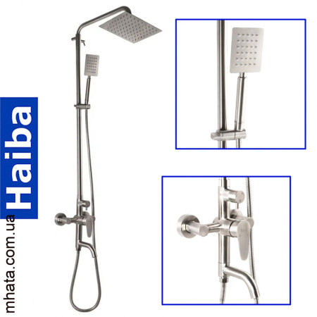 Душова колона HAIBA DAX 009-J із нержавіючої сталі