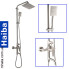 Душова колона HAIBA DAX 009-J із нержавіючої сталі