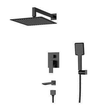 Вбудована душова система із змішувачем KB-64010-05 Black (Колір чорний), Чехія