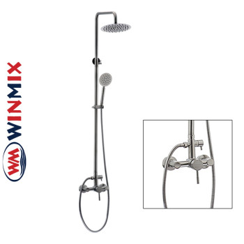 Душова колона WIINMIX SAS-003-J зі змішувачем з нержавіючої сталі SUS304