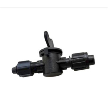 Кран стартовий з підтискачем для краплинної стрічки DN17(КСП 17) Арт. SL-004 (від 1 штуки)