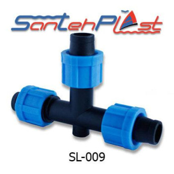 Трійник затискний для краплинної стрічки DN17(ТЗ 17) Арт. SL-009