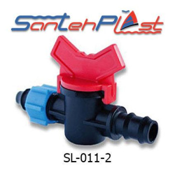 Кран стартовий з підтиском для садової трубки DN16(КСП 16) Арт. SL-011-2