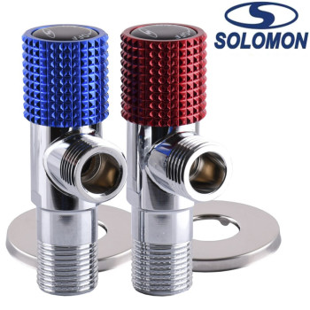 Solomon Кран радиаторный угловой керамика 1/2, Польша