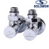 Кран вентильный угловой с американкой Solomon LUX 1/2″ CHROM 7777, Польша