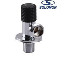 Кран угловой керамика Solomon EXCLUSIVE 3/4*1/2