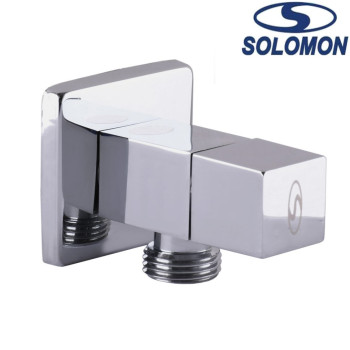 Кран угловой полуоборотныйSolomon CUBE 1/2*1/2