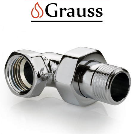 Зганяння американка кутова хромована Grauss 1