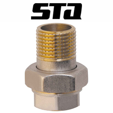 Зганяння американка пряма нікельована STA d1