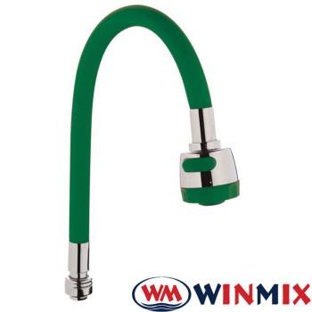 Гусак силіконовий гнучкий Winmix Green (зелений) дворежимний