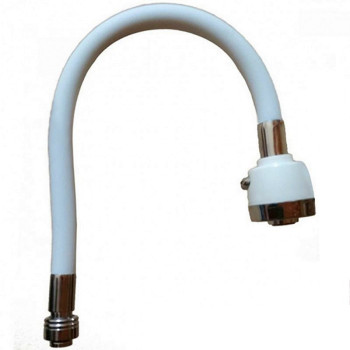 Гусак силіконовий гнучкий Winmix White (білий) дворежимний