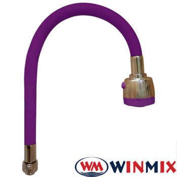 Гусак силіконовий гнучкий Winmix Purple (фіолетовий) дворежимний