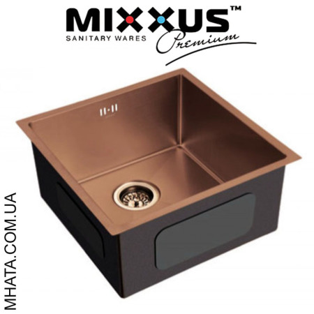 Кухонна мийка Mixxus MX4843-220x1.0-PVD-BRONZE
