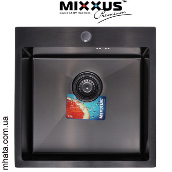 Кухонна мийка Mixxus MX5050х200x1.0-PVD-BLACK