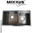 Кухонна мийка Mixxus MX7843-220x1.0-SATIN