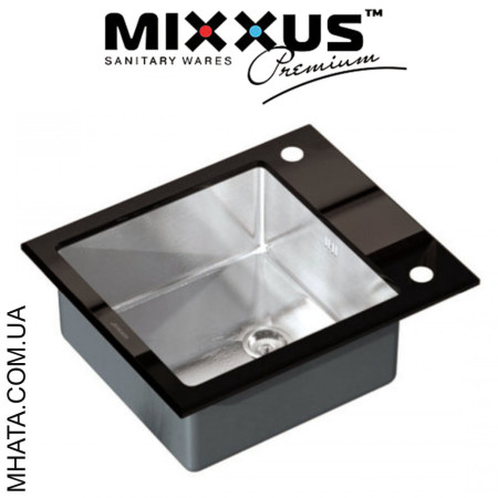 Кухонна мийка Mixxus MX(304) 6051-200x1.2-HM-GLASS