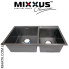 Кухонна мийка Mixxus MX7843-220x1.0-SATIN