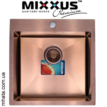 Кухонна мийка Mixxus MX5050х200x1.0-PVD-BRONZE