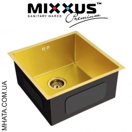 Кухонна мийка Mixxus MX4843-220x1.0-PVD-GOLD