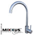 Кухонна мийка Mixxus SET7844-200x1-SATIN (зі змішувачем, диспенсером, сушінням у комплекті)