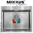 Кухонна мийка Mixxus MX 6050-185x1.0-SATIN