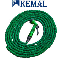 Шланг розтяжний для поливання Kemal Magic Hose Green 1/2, 7.5-22.5 м