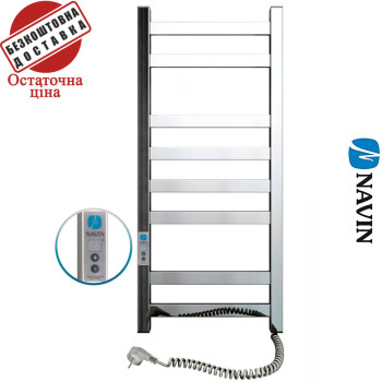 Сушка для рушників Електро Navin Авангард 36*80 Digital, таймер Правий (нерж.сталь) Україна